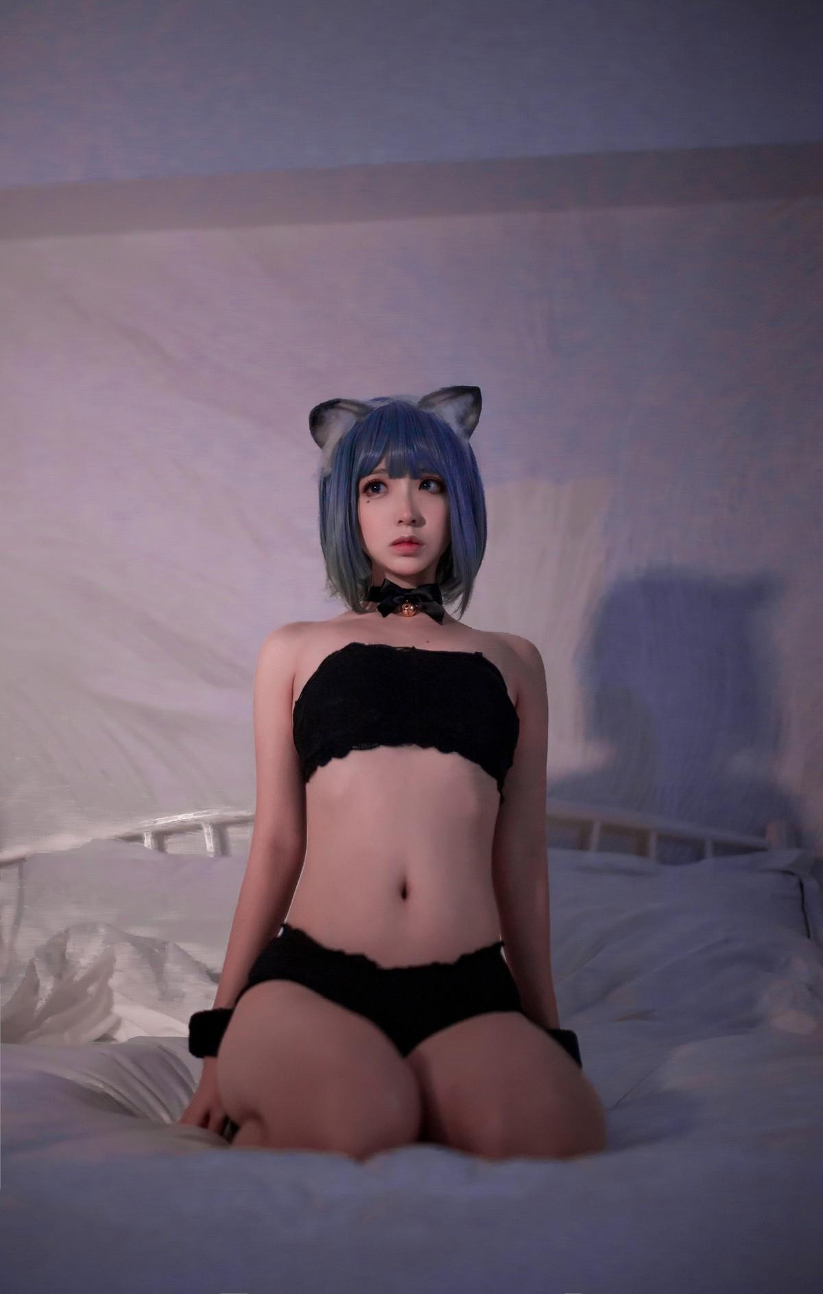 Cosplay 疯猫ss 黑猫二(1)