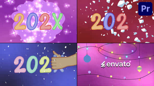 New Year Logo For Premiere Pro - VideoHive 55620438