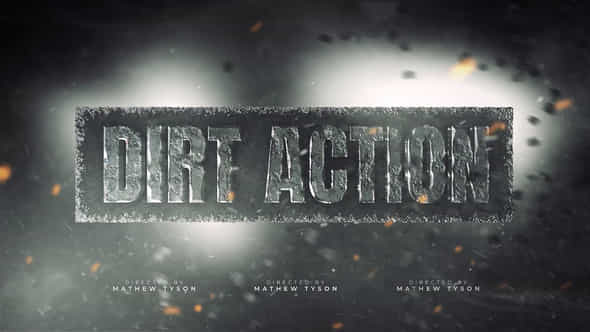 Dirt Action Title - VideoHive 44393755