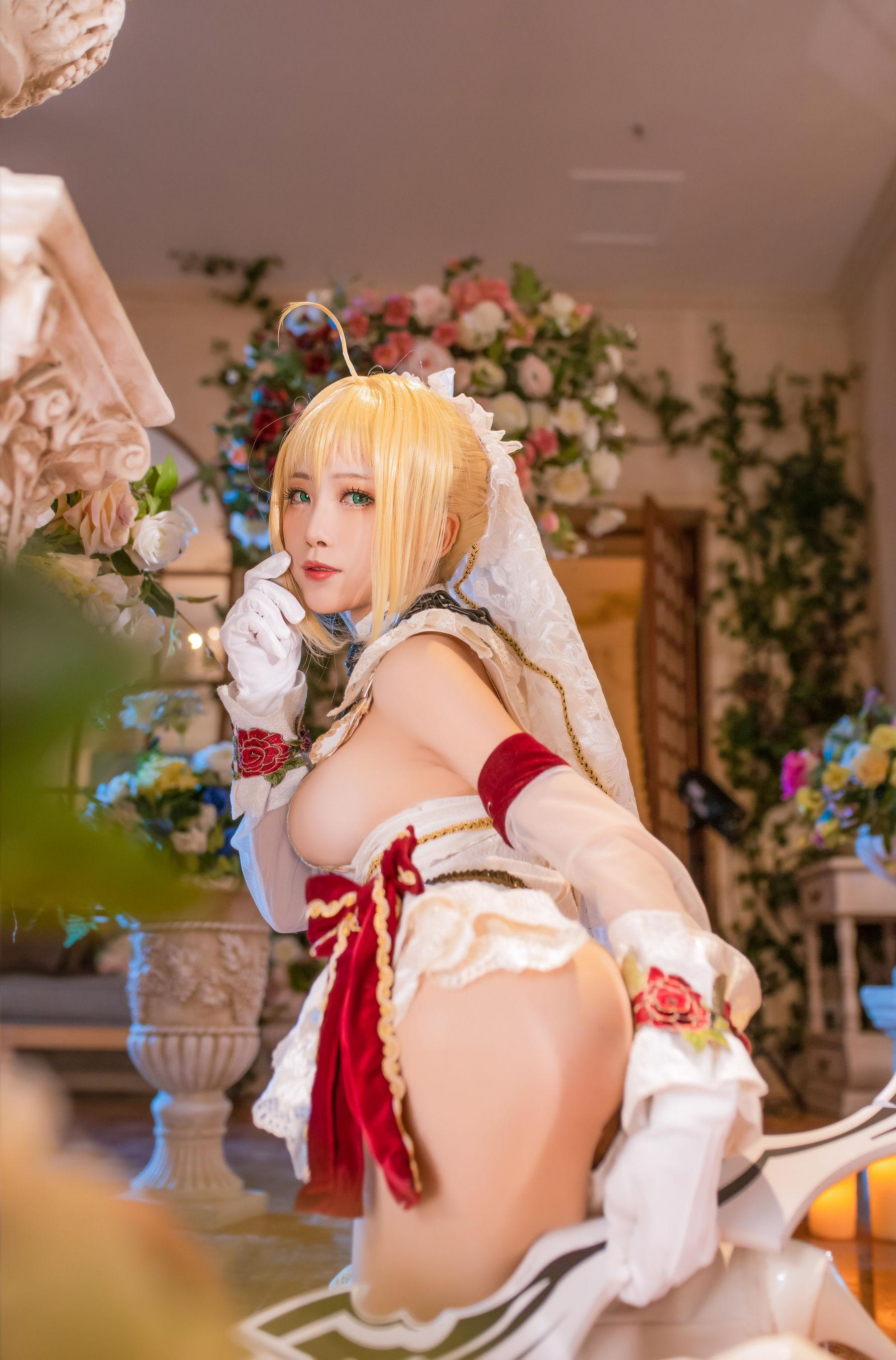 [Cosplay] 水淼aqua – 尼禄x玉藻前(80)