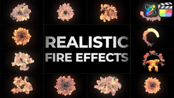 Realistic Fire Effects - VideoHive 47495197