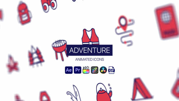 Adventure Animated Icons - VideoHive 44950394