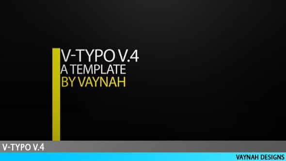 V-Typo V.4 HD Typography - VideoHive 124636