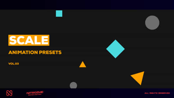 Scale Motion Presets - VideoHive 47667958