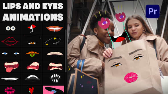 Lips And Eyes - VideoHive 37444943