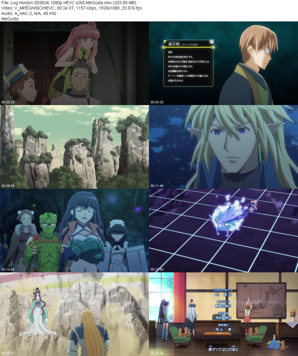 Log Horizon S03E06 1080p HEVC x265 MeGusta