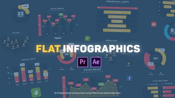 Flat Design Infographics l MOGRT - VideoHive 25803249