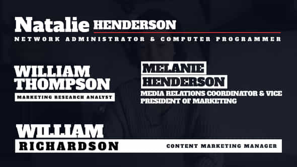 Minimal Lower Thirds For Premiere Pro - VideoHive 48853196