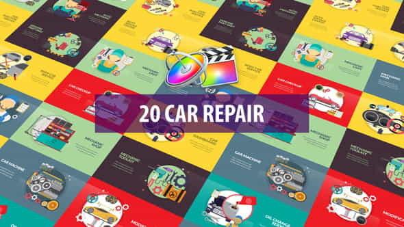 Car Repair Animation | Apple - VideoHive 33373287