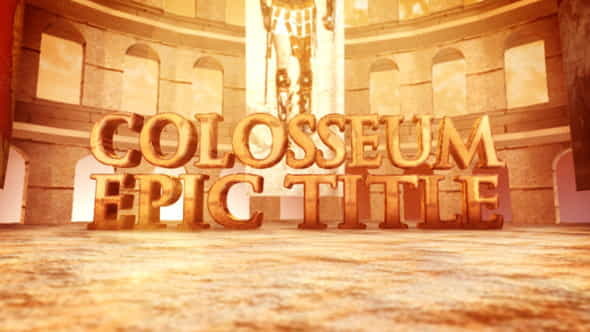 Colosseum Epic Title - VideoHive 9472304