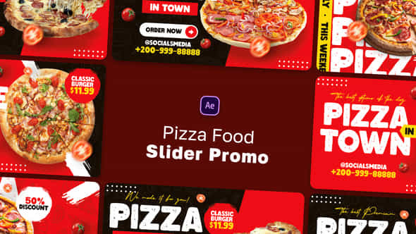 Pizza Food Slider - VideoHive 46482863