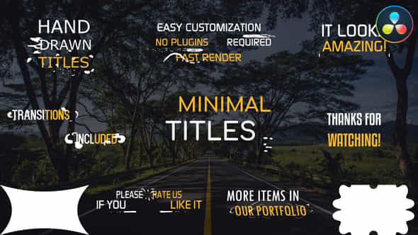 Minimal Titles - VideoHive 36549612