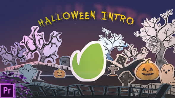 Halloween Intro Logo - VideoHive 34292185