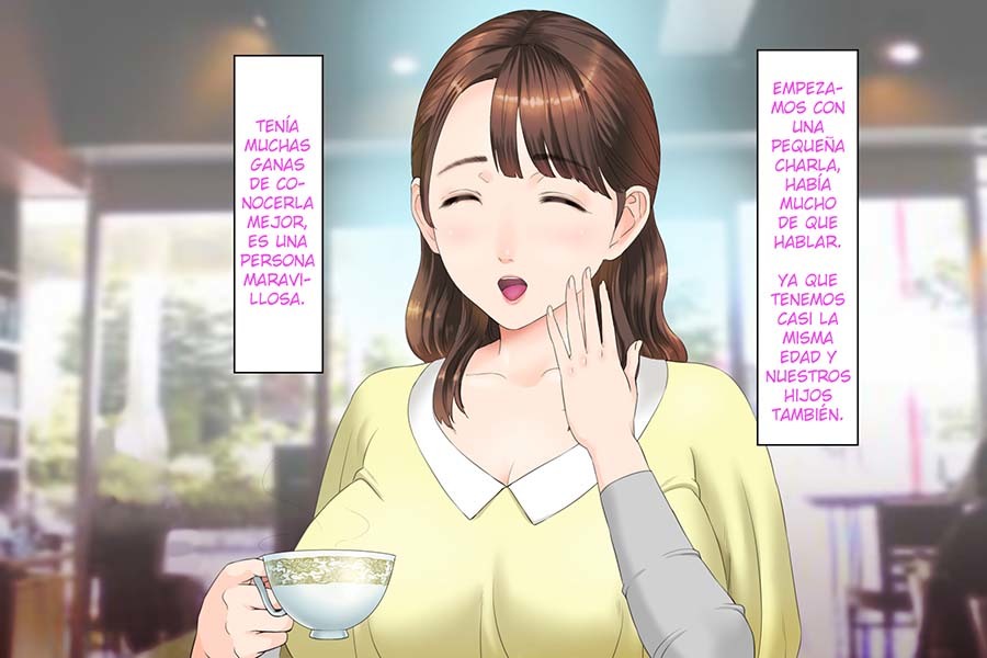 [Hy-dou (Hyji)] Kinjo Yuuwaku Daisandan <Tomodachi no Okaa-san Hen> Zenpen [Spanish]