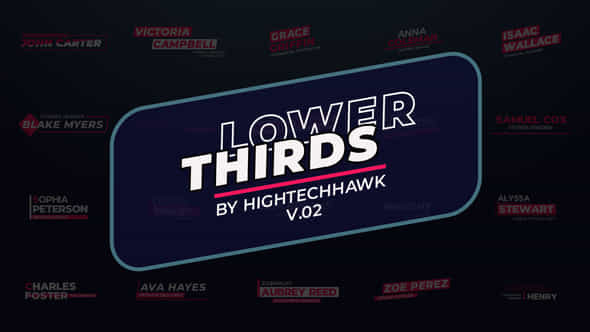 Lower Thirds - VideoHive 55783780