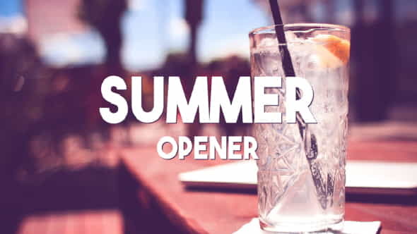 Summer Typography Slides - VideoHive 20006869