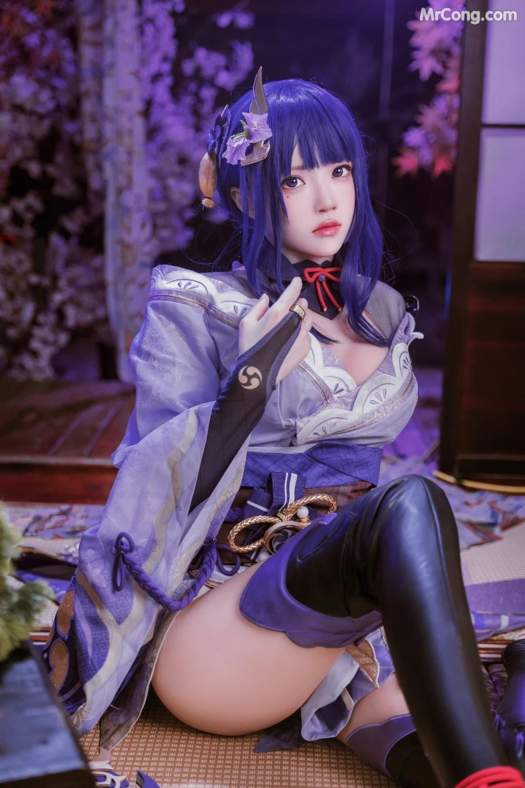 Coser@桜桃喵 Vol.139: 雷电将军+花絮 (51 photos )(3)