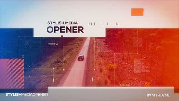 Stylish Media Opener - VideoHive 20420186