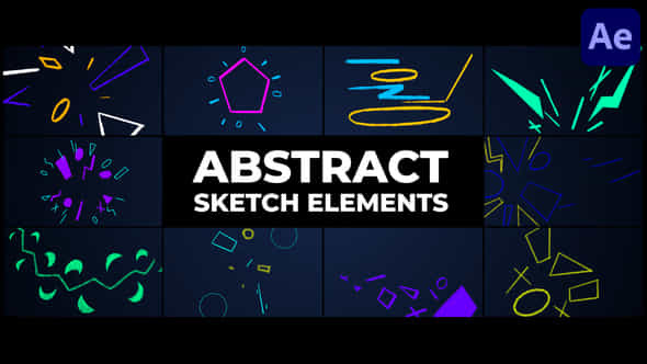 Abstract Sketch Elements - VideoHive 46148377