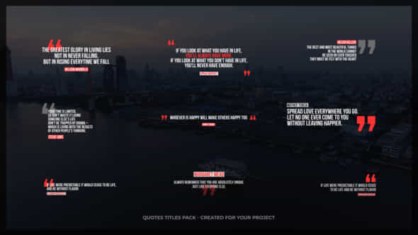Quotes Titles V1 Final Cut Pro - VideoHive 39544948