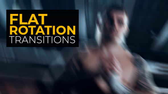 Flat Rotation Transitions - VideoHive 39785508