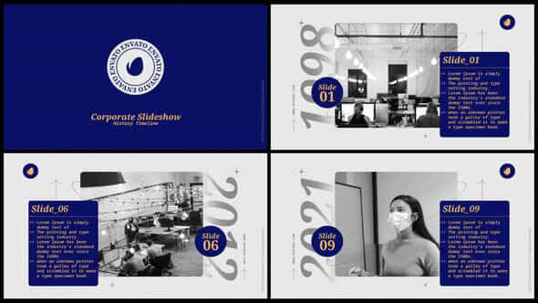 Corporate SlidesHistory Timeline - VideoHive 39199719