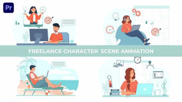 Freelancing Character Animation - VideoHive 39792382