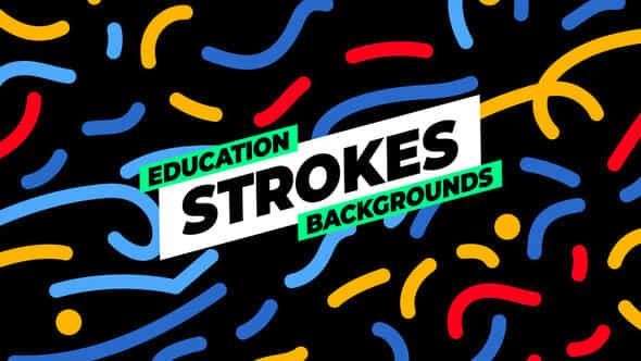 Education Strokes Backgrounds - VideoHive 53549663