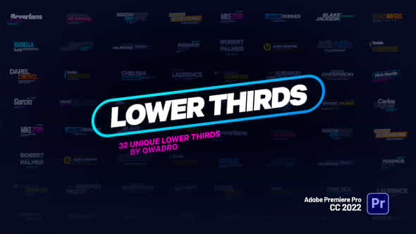 Lower Thirds - VideoHive 39996251