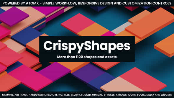 CrispyShapes - 1100+ - VideoHive 35320532