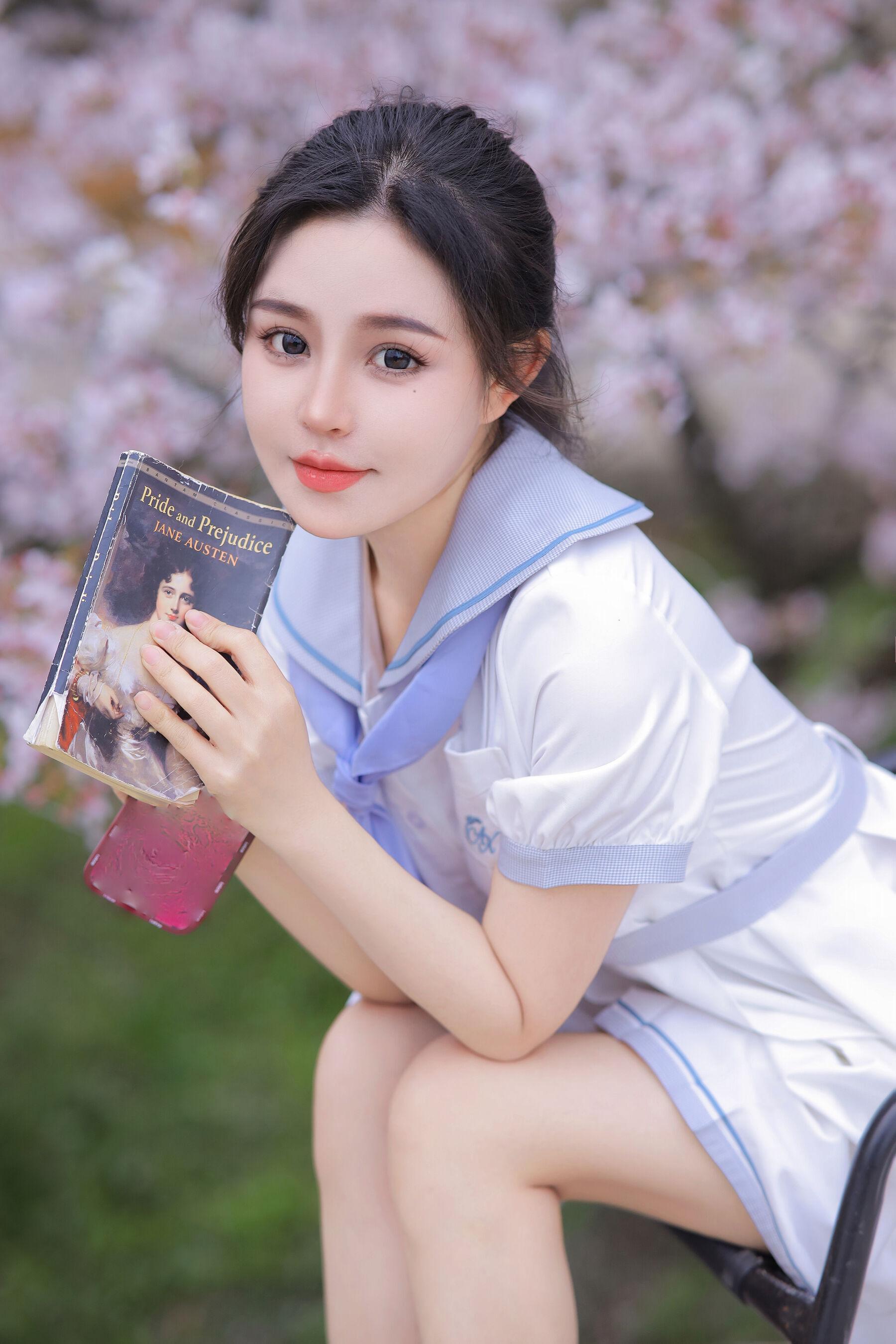 国模人体 桃暖酱《上学路上》(13)