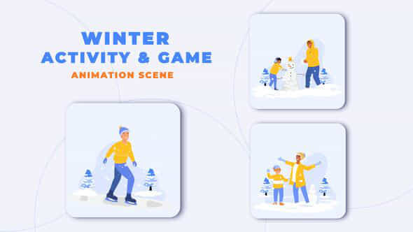 Winter Activity Game - VideoHive 43961028