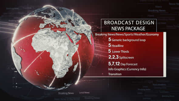 World News Broadcast - VideoHive 49271468