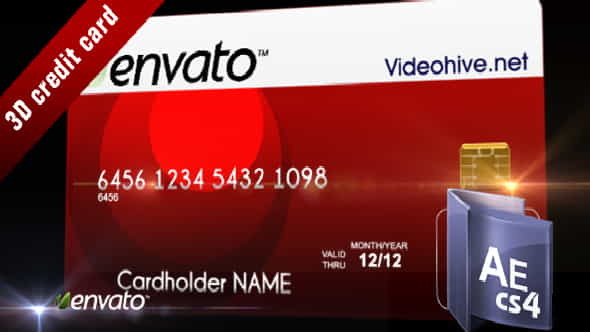 3D Credit Card - VideoHive 103825