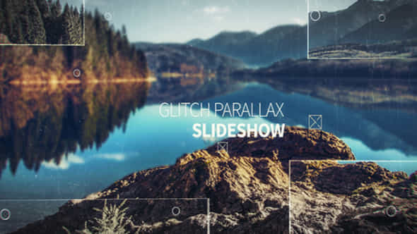 Glitch Parallax Slideshow - VideoHive 14120104