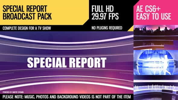 Special Report (Broadcast Pack) - VideoHive 3374775