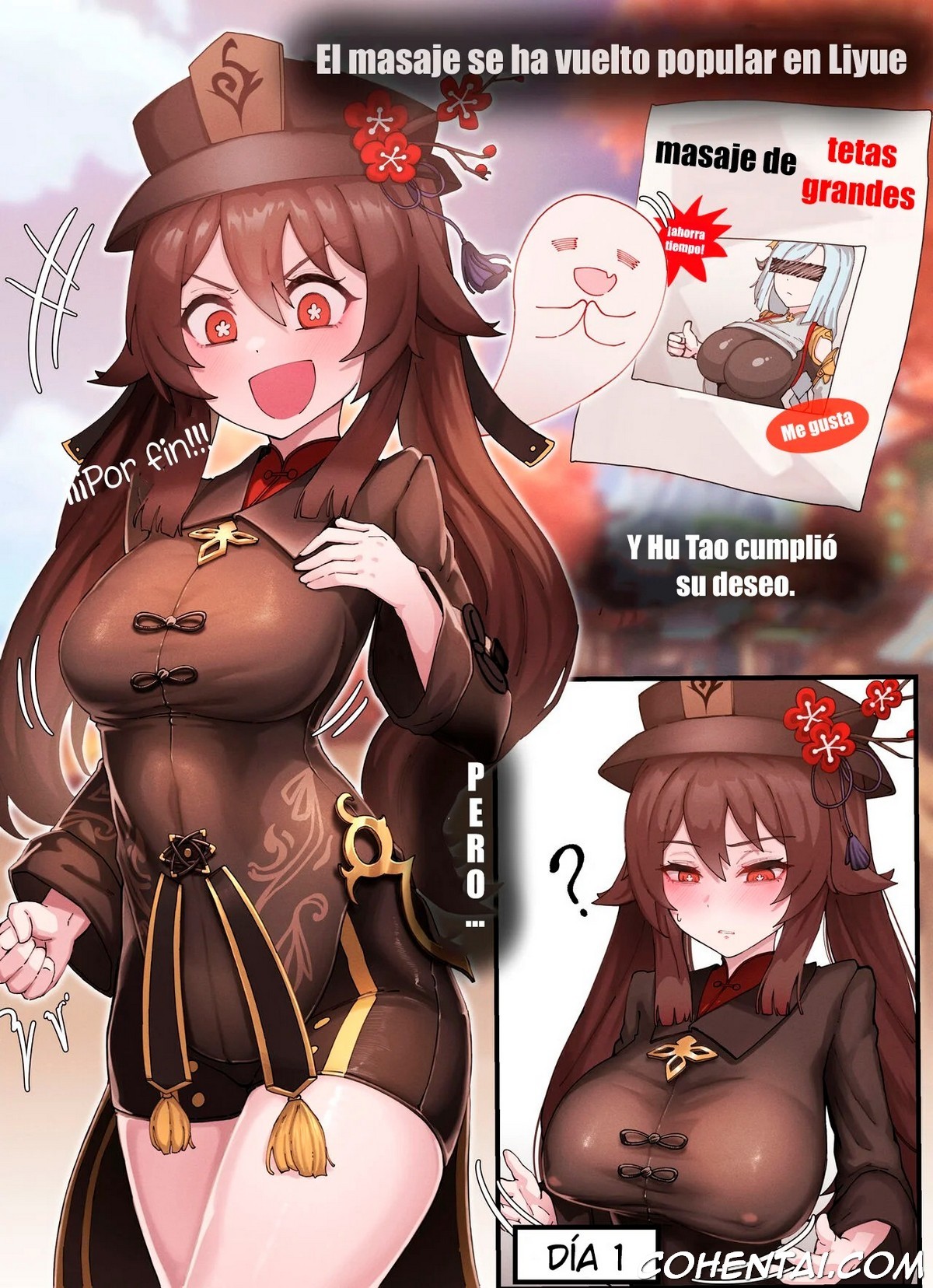 Teyvat Gravure #06 Hu Tao (Genshin Impact) xxx comics manga porno doujin hentai español sexo 