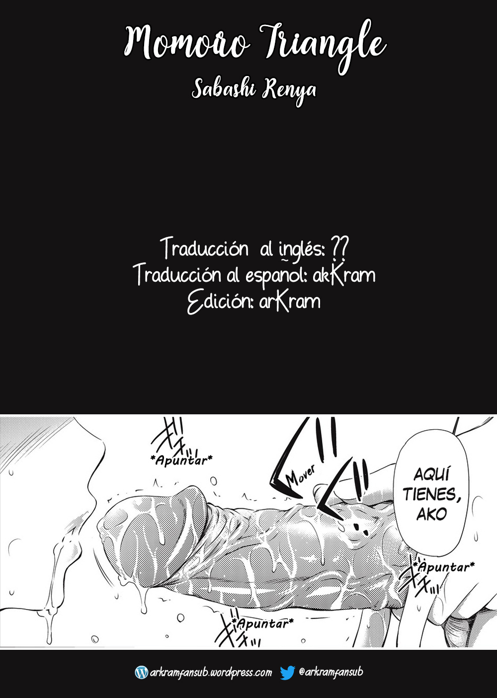 [Sabashi Renya] Momoiro Triangle Ch. 1-3 [Spanish] [arKram] [Decensored]