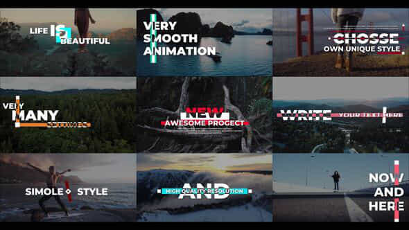 Trendy Titles - VideoHive 40871279