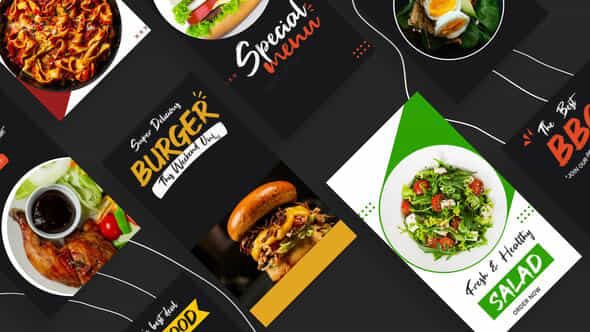 Restaurant Food Instagram - VideoHive 33221456