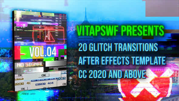Glitch Transitions - VideoHive 47707949