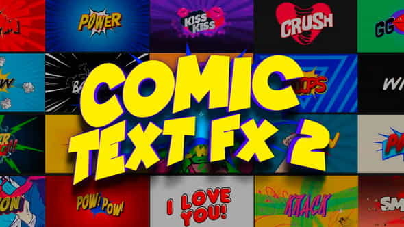 Comic Text FX 2 - VideoHive 23734210