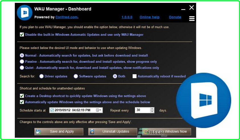 WAU Manager Windows Automatic Updates 3.5.2.0 ZFUrkrOr_o