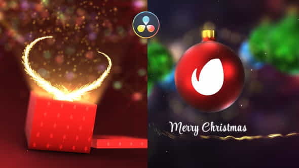 Christmas Magic Logo Reveal - VideoHive 35249397