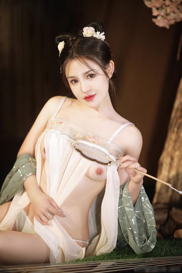 福利姬桃暖酱古风仕女妖娆怀玉(16)