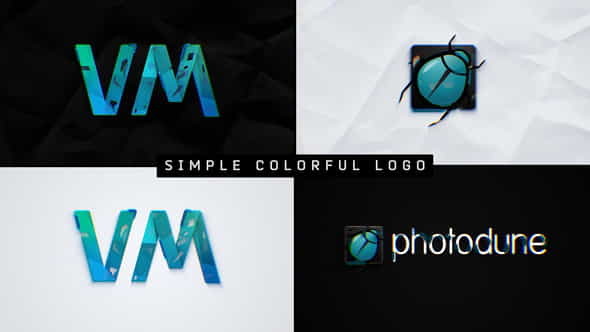 Simple Colorful Logo - VideoHive 33018239