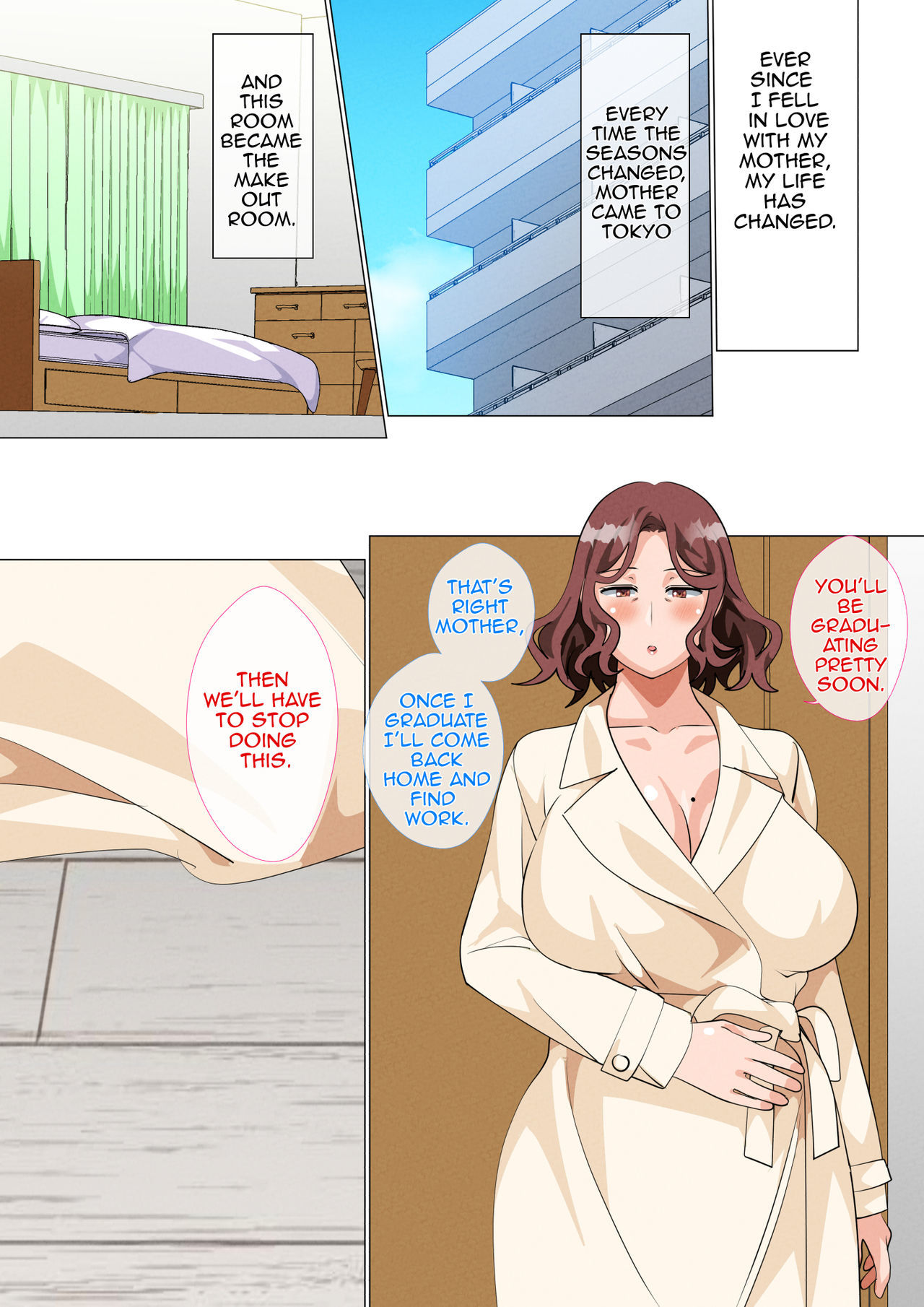 [Circle Spice] Musuko Ni Ai Ni Joukyou Shita Haha  Mother Visiting Her Son in Tokyo [English] [Amoskandy]
