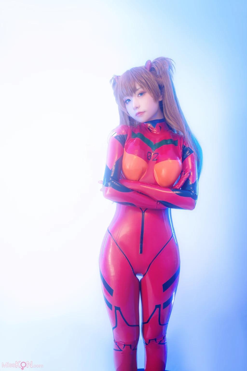 Coser@爆机少女喵小吉 (Nekokoyoshi): 明日香 人类补奸计划 (80 photos )(4)