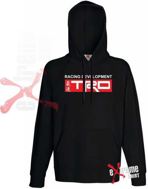TRD TOYOTA RACING DEVELOPMENT OFF ROAD HOODIE SIZE LARGE Free key chain .