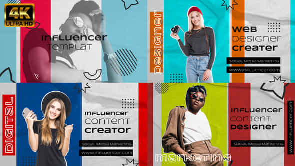 Paper Influencer Promo - VideoHive 49204509